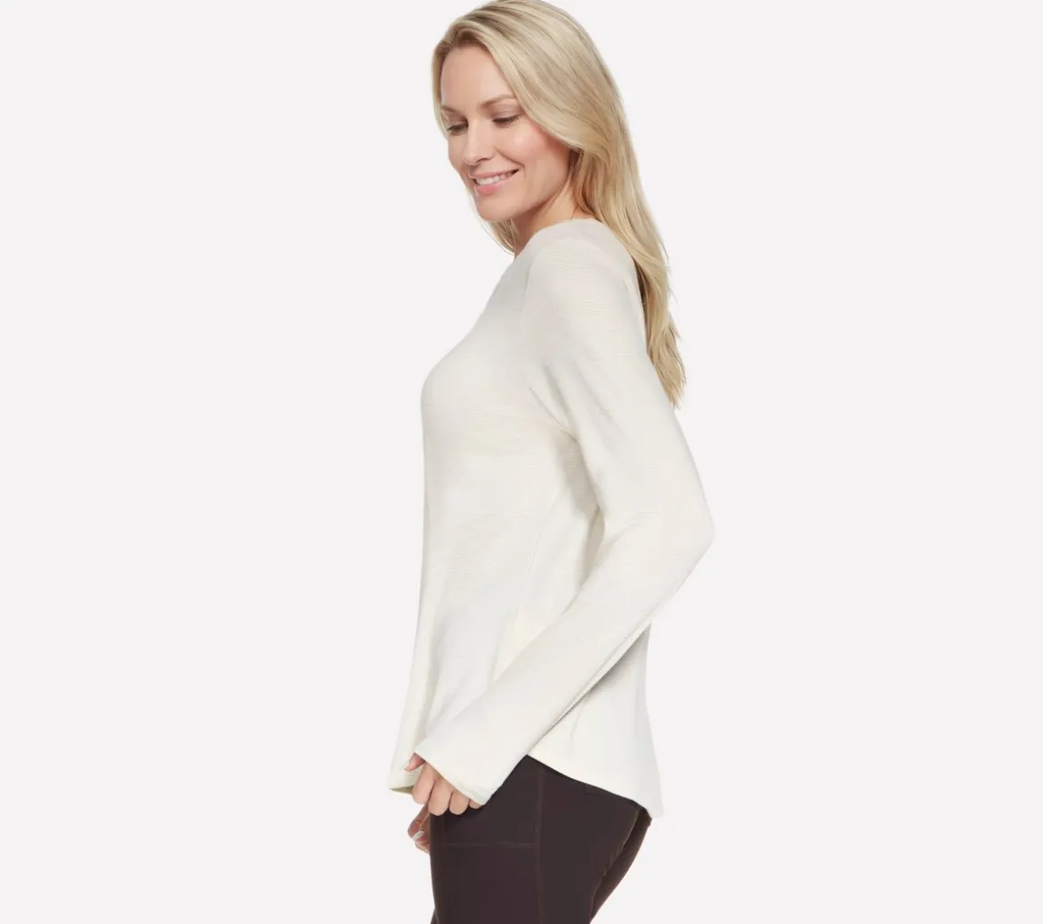 GO DRI Swift Stripe Long Sleeve Crew