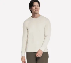 GO KNIT Waffle Ease Crew