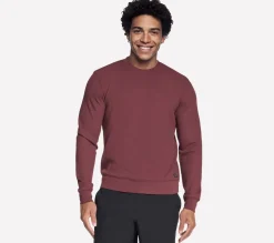 GO KNIT Waffle Ease Crew