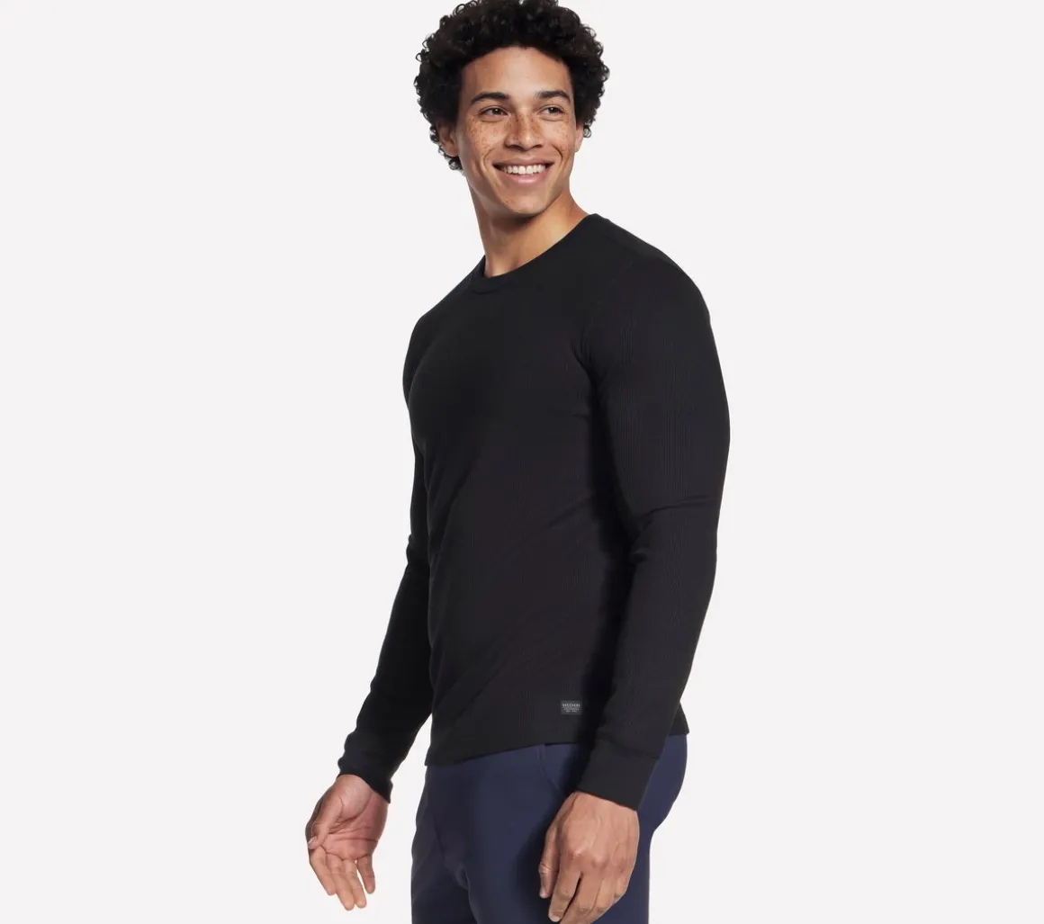 GO KNIT Waffle Ease Crew