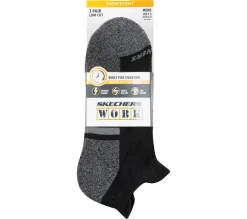Lowcut Heel Tab Work Socks - 3 Pack