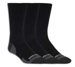 3 Pack Half Terry Crew Socks