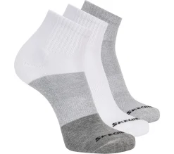 3 Pack Men's Colorblock Quarter Socks
